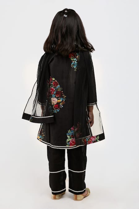 Mamma Plz Floral Print Kurta Pyjama Set 