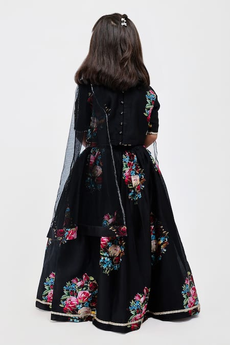 Mamma Plz Floral Print Lehenga Set 