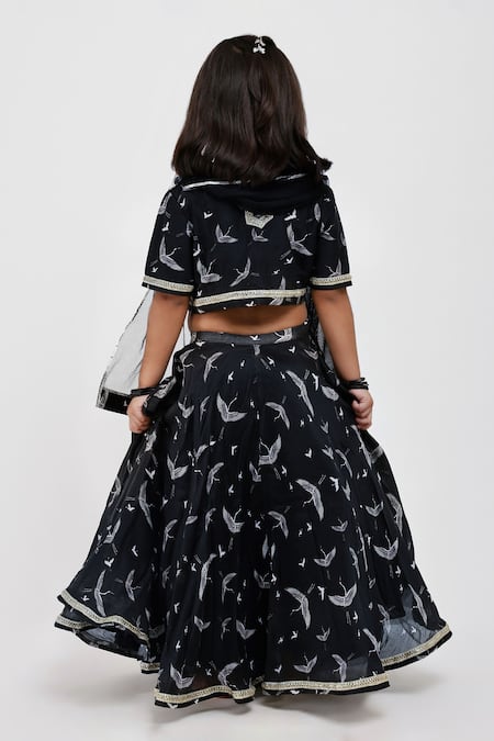 Mamma Plz Fauna Print Lehenga Set 