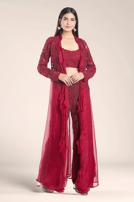 Ridhima Bhasin Zorah Embellished Jacket & Pant Set 