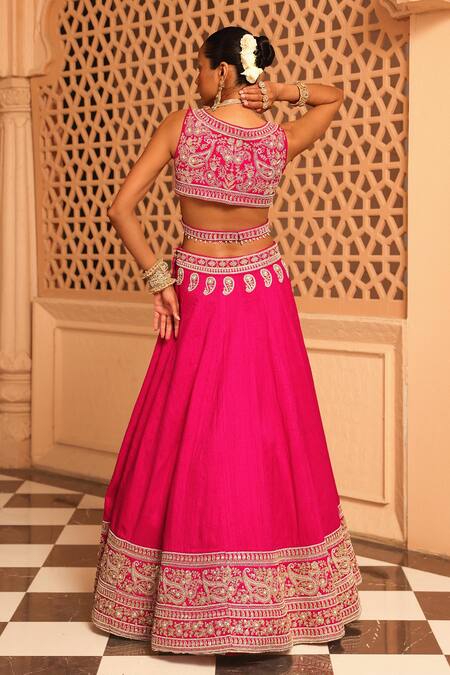 Sheetal Batra Ilma Paisley Embroidered Lehenga Set 