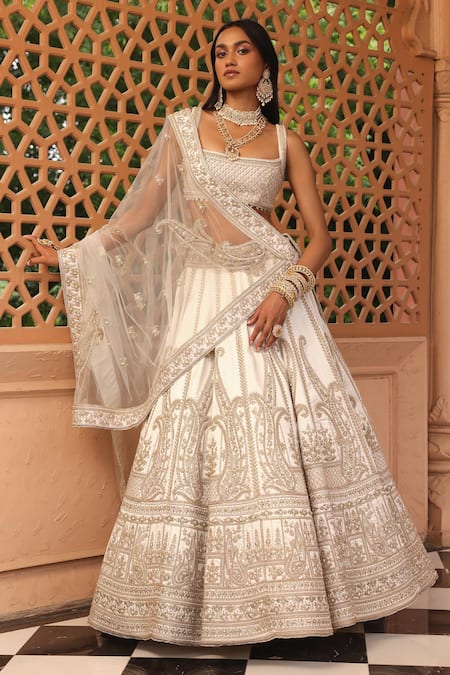 Sheetal Batra Iqra Kirandori Embroidered Bridal Lehenga Set 