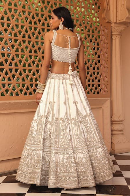 Sheetal Batra Iqra Kirandori Embroidered Bridal Lehenga Set 