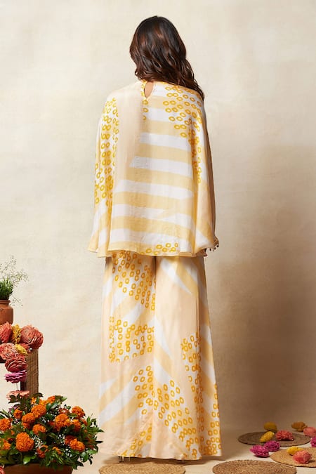 Vedika M Abstract Bandhani Print Top & Pant Set