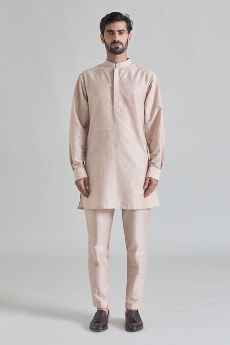 Priti Sahni_Green Cotton, Silk Mirrors, Embroidery Checkered Bundi Set _Online_at_Aza_Fashions