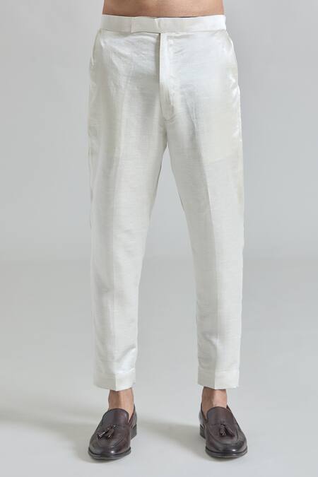 Buy Priti Sahni Ivory Linen, Tissue Embroidery Flower Hand Painted Bundi And Kurta Set Buy_Priti Sahni_Ivory Linen, Tissue Embroidery Flower Hand Painted Bundi And Kurta Set