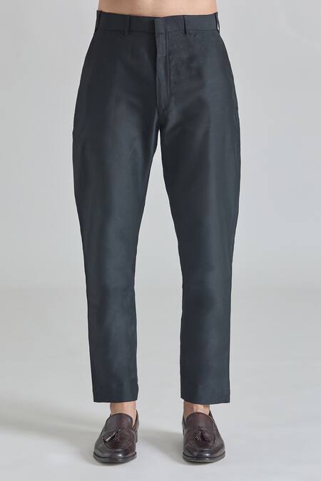 Priti Sahni_Maroon Georgette, Satin, Sequins, Embroidery Thread Work Kurta Set _at_Aza_Fashions