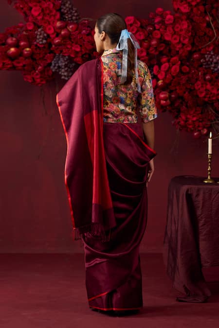 Surmaye Bold Allure Hamdwoven Saree 