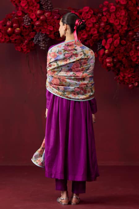 Surmaye Vibrant Charm Anarkali & Pant Set 