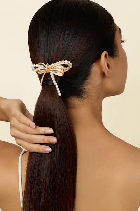 ISHARYA Demure Bow Hair Pin 