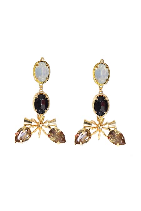 Ornamaas Abstract Embellished Earring 