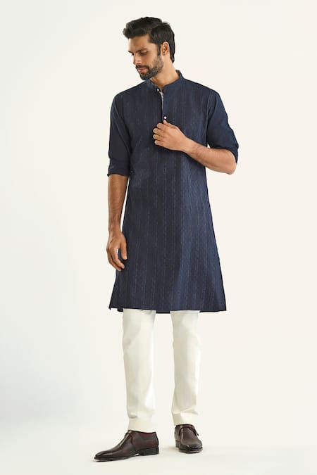 Raghavendra Rathore Jodhpur The Chaand Taara Embroidered Kurta 