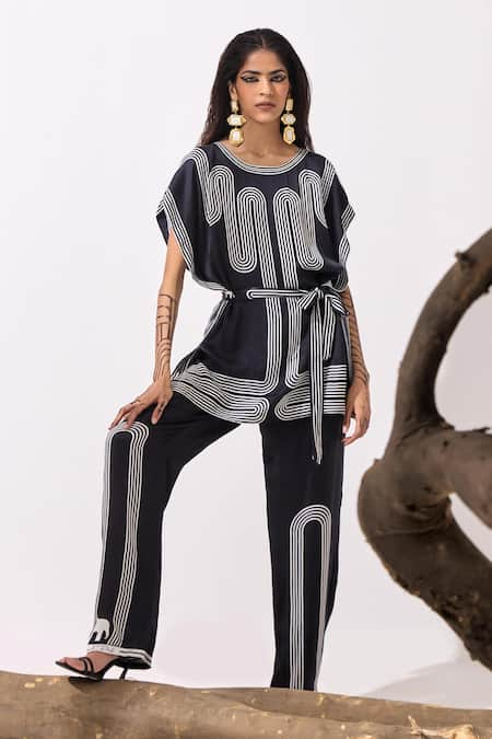 Kamaali Pret Aurora Placement Print Pant 