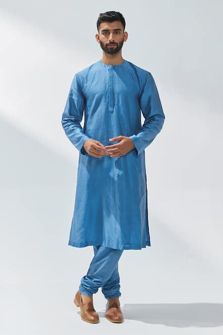 Buy Priyal Prakash Blue Chanderi, Cotton Gota Patti, Floral Embroidered Waistcoat And Kurta Set Online at Aza Fashions Buy_Priyal Prakash_Blue Chanderi, Cotton Gota Patti, Floral Embroidered Waistcoat And Kurta Set _Online_at_Aza_Fashions