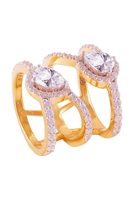 PRATA Luxe Luminosity Spiral Ring 