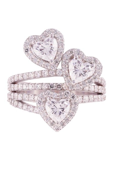 PRATA Heart Trinity Ring 