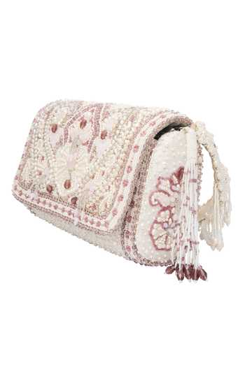 Shop_Lovetobag_Ivory Pearls Embroidered Clutch Bag_Online_at_Aza_Fashions