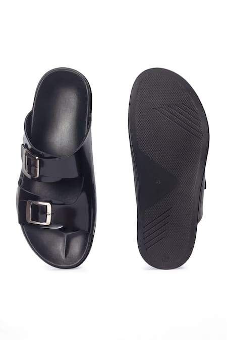 Domani Magnus Leather Strappy Sandals 