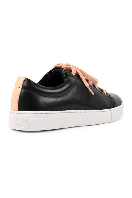 Buy_Vanilla Moon_Black Sine Leather Shoes_Online_at_Aza_Fashions