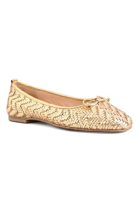 Vanilla Moon Yulia Basket Woven Ballerinas 