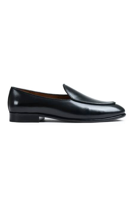 Wednesday Lifestyle_Black Plain New York Belgian Loafers _Online_at_Aza_Fashions