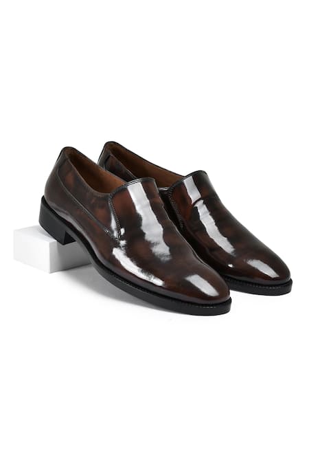 Wednesday Lifestyle Nikola Brushoff Leather Loafers 