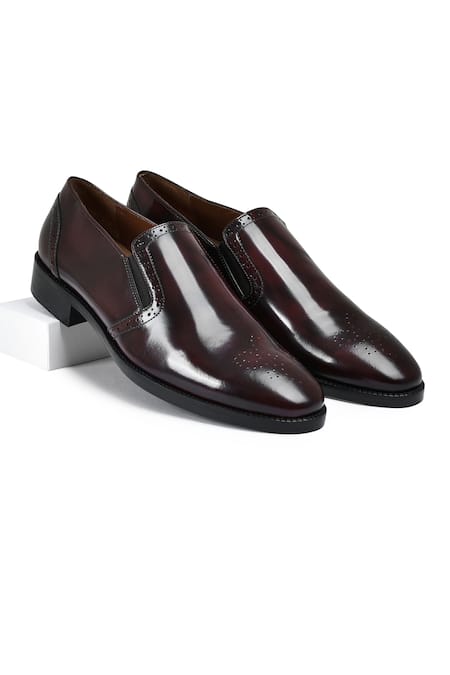 Wednesday Lifestyle Roy Brush-Off Leather Loafers 