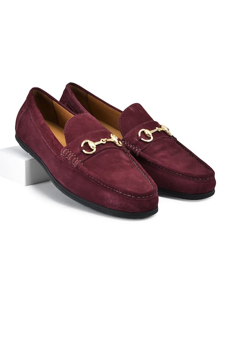 Wednesday Lifestyle Steve Embellished Suede Leather Moccasin 