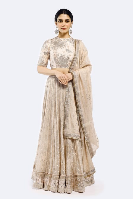 Onaya Embellished Scallop Hem Lehenga Set 