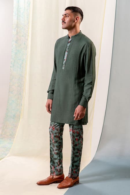 Philocaly Nipun Printed Collar Kurta 