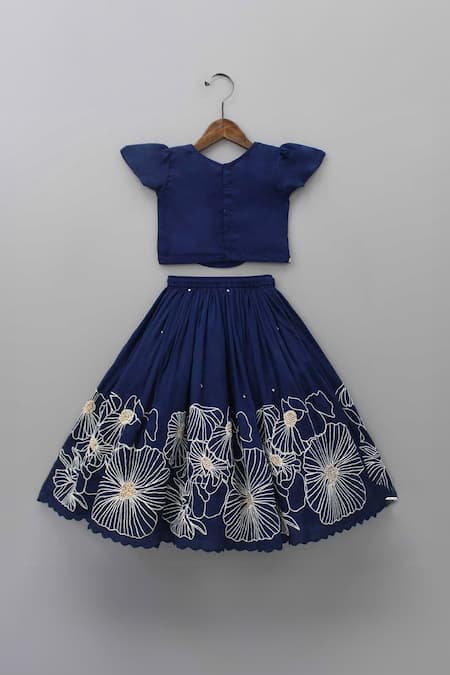 Rage Attire-Sweta Saria Blossom Embroidered Lehenga With Blouse 