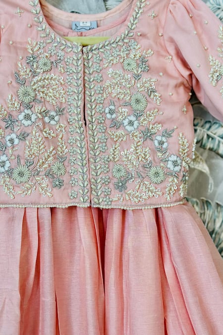 Rage Attire-Sweta Saria Zardozi Embroidered Jacket With Dress 