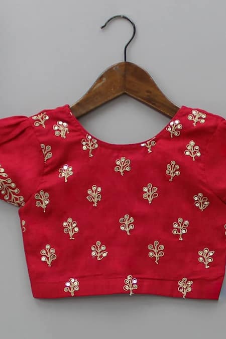 Shop_Rage Attire-Sweta Saria_Pink Bamboo, Organza Embroidery Tikki And Dori Lehenga Set _Online_at_Aza_Fashions