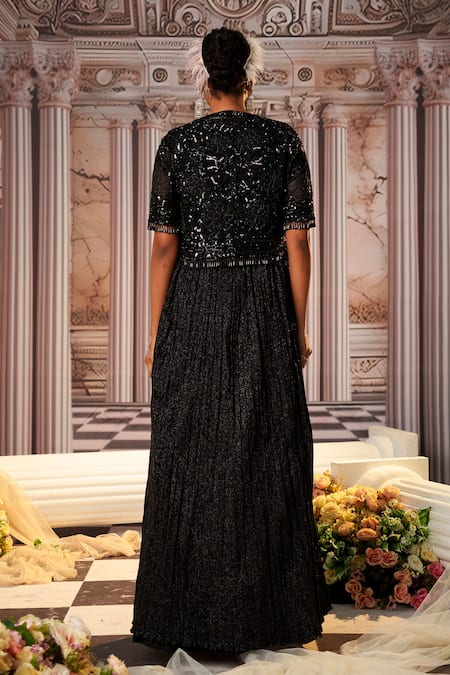 Nidhika Shekhar Pulchritudinous Embroidered Anarkali With Cape 