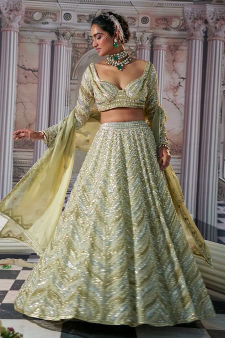 Nidhika Shekhar Aphrodite Goddess Bridal Lehenga Set 