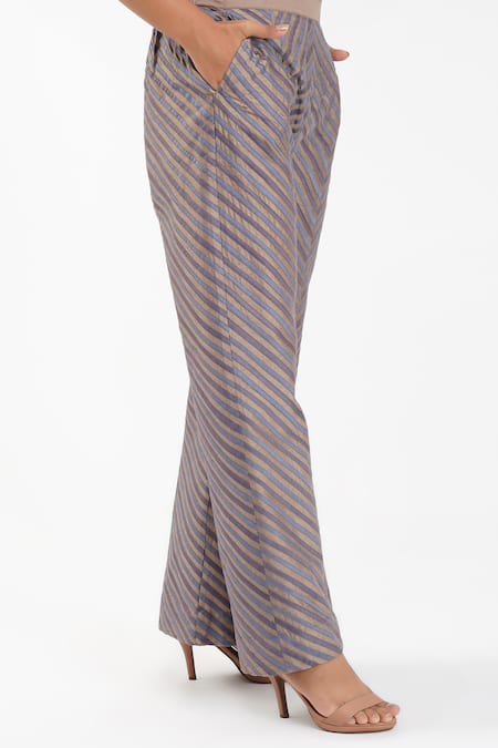 Diva By Sangeeta Ranka Chanderi Patchwork Trouser 