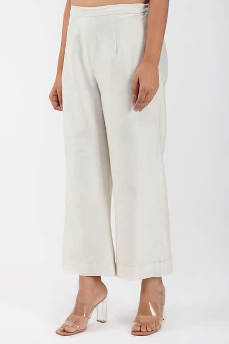 Diva By Sangeeta Ranka Off White Tissue, Chanderi Embroidery Mandarin Collar Zardozi Kurta Set Online at Aza Fashions Diva By Sangeeta Ranka_Off White Tissue, Chanderi Embroidery Mandarin Collar Zardozi Kurta Set _Online_at_Aza_Fashions