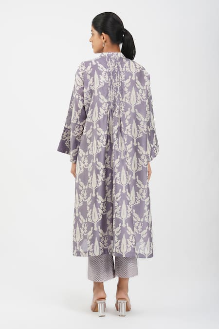 Diva By Sangeeta Ranka Botanical Print Kurta Set 