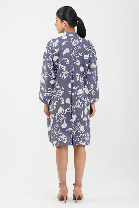 Diva By Sangeeta Ranka Abstract Print Dress 