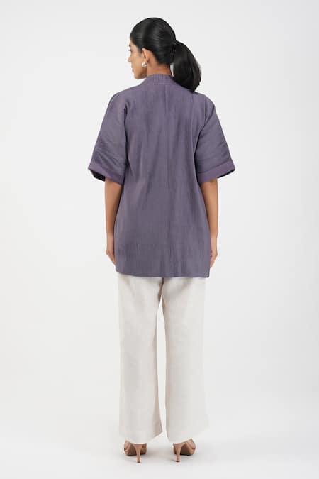 Diva By Sangeeta Ranka Chanderi Textured Jacket 