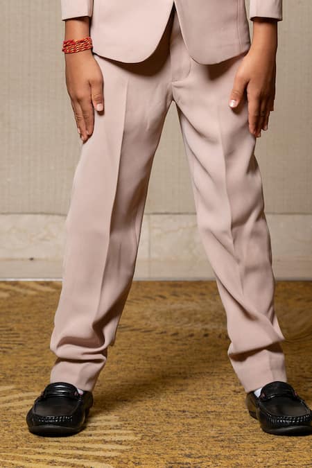 Kirti Agarwal - Pret N Couture Beige Silk Cut Work, Pearls Cutdana Embellished Bandhgala And Pant Set Online at Aza Fashions Kirti Agarwal - Pret N Couture_Beige Silk Cut Work, Pearls Cutdana Embellished Bandhgala And Pant Set _Online_at_Aza_Fashions