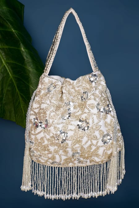 A Clutch Story Sequin Embroidered Potli 