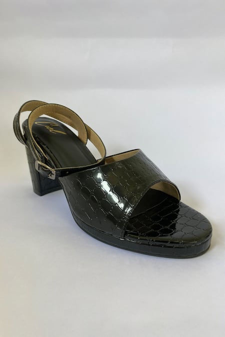 Ciel Camila Crocodile Block Heels 