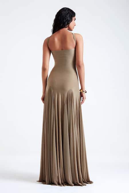 Deme By Gabriella Berta Godets Detailed Gown 