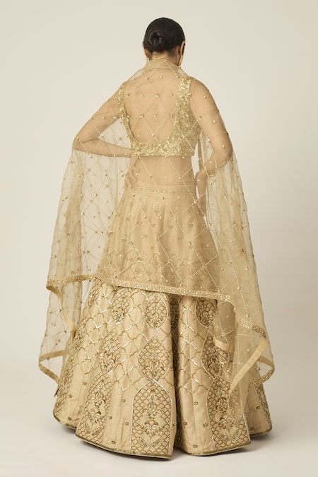 Peeli Dori Riwayat Zari Embroidered Lehenga Set 