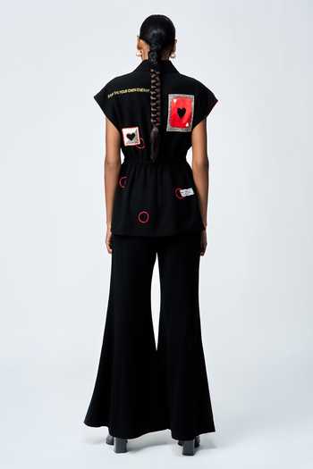 Shahin Mannan Stamp Patch Robe Jacket 
