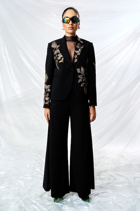 Shahin Mannan Hand Embroidered Blazer 