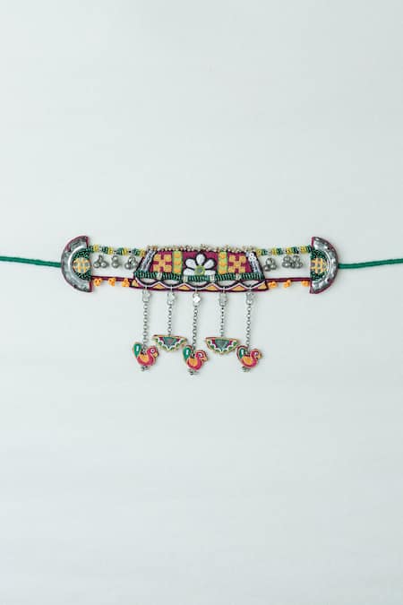 Krutiarts Chano Mano Embroidered Choker 