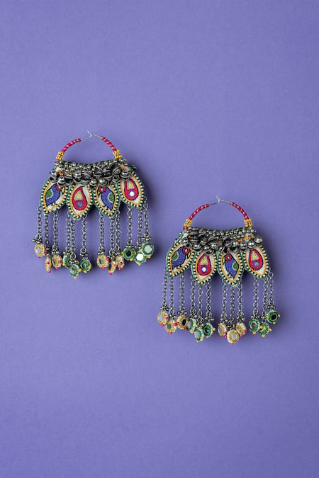 Krutiarts Oh Taari Statement Earrings 