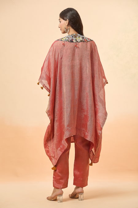 Divya Kanakia Embroidered Kaftan & Pant Set 